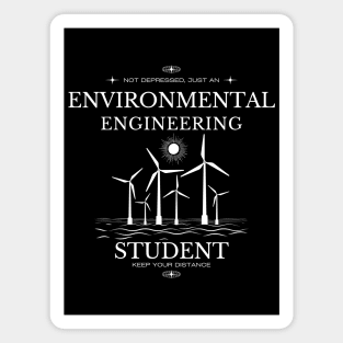 Environmental Engineering - Black Version - Engineers Magnet